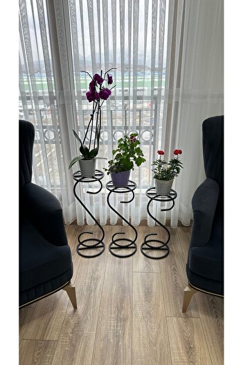 Modern Style Home 3 lü Saksılık Çiçeklik