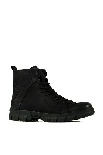 Hammer Jack 102-20725 Μαύρες ανδρικές μπότες Nubuck