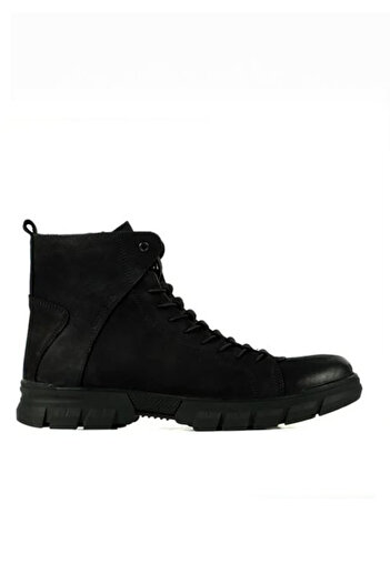 Hammer Jack 102-20725 Μαύρες ανδρικές μπότες Nubuck