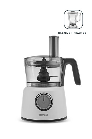 HOMEND Functionall 2846h Food Processor Cream with Blender Bowl