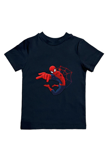 SPIDERMAN printed spider-man cotton combed cloth summer children's T-shirt