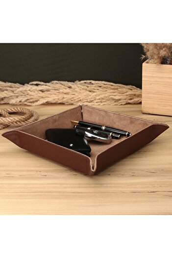 Onywatch Leather Tray Set Desktop Organizer Desktop Organizer Valet Tray Valet Tray Catch-all Tray Trinket
