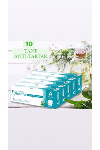 Epinafol Sensitive 10 Adet Epinafol Sensitive Diş Macunu Antitartar A+ Üstün Koruma 90 Gr Anti-Tartar
