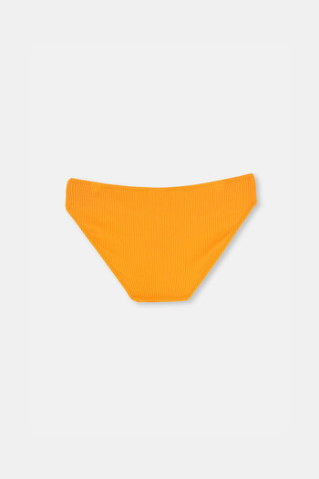 Dagi Mid Waist Orange Bikini Bottom