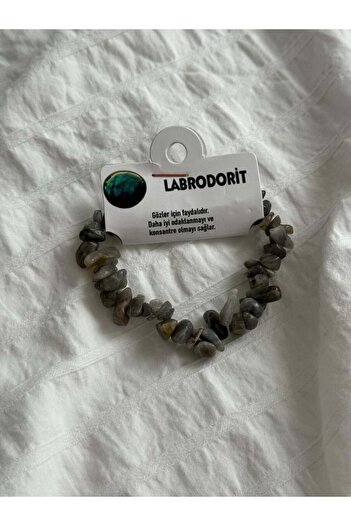 Planet Butik Labrodorite Brown Broken Natural Stone Bracelet