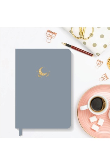 AKILLICA Notebook Hard Cover Dotted Notebook 13,5x20 Cm Hardcover Notebook PaleTurquoise