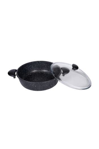 ThermoAD Granite Stuffed Pot Gray 24 Cm
