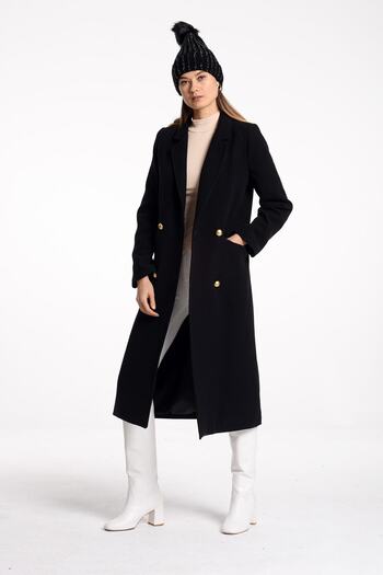 Pitti Women's Black Coat 70553