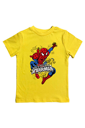 SPIDERMAN printed spider-man cotton combed cloth summer children's T-shirt