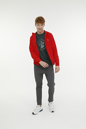 lumberjack M-BS04 WOVEN T.SUIT 4FX Antrasit Erkek Eşofman Takımı
