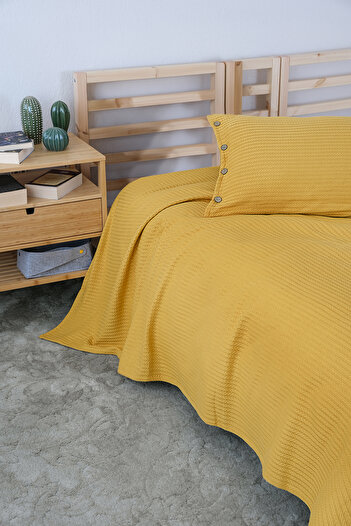MEYN COLLECTİON YOUNG ROOM MULTI-PURPOSE SINGLE PERSON PİKE BED COVER AND PILLOW CASE