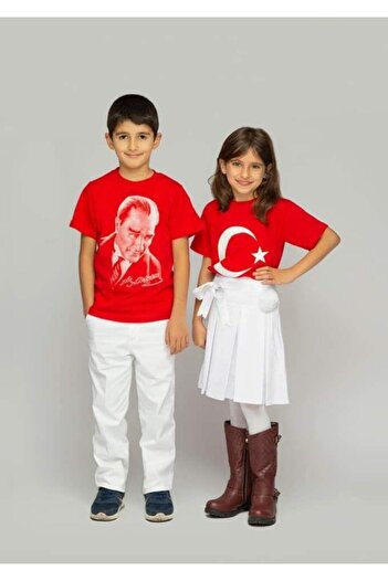 Nacar 23 Nisan Erkek Çocuk Gösteri Tshirt Pantolonu Erkek 0-24