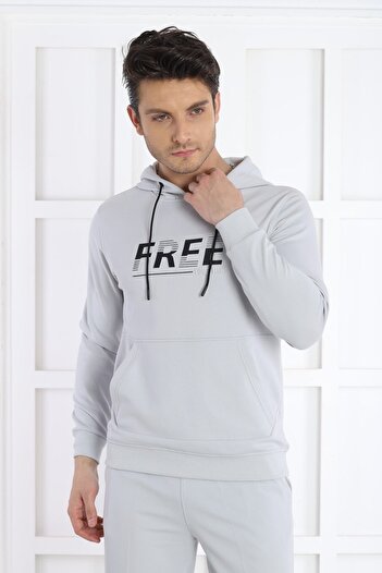 NEED LİFE Erkek Taş Rengi Eşofman Takım