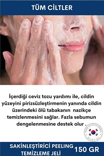 Dermal Dr Medm Tüm Cilt Tipler Için Sakinleştirici Peeling Etkili Gözenek Temizleme Jeli 150 gr