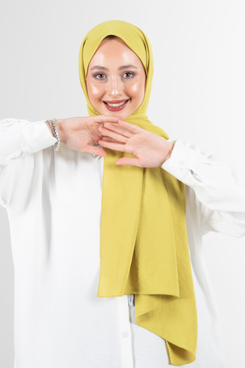 HAREM SCARF Pistachio Elsa Shawl