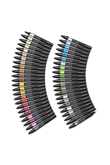 Winsor Newton Promarker Set of 48 Essential Collection