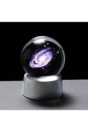 Dream Plus Renkli Dekoratif Renk Değiştiren Led Işıklı Cam Samanyolu Küre