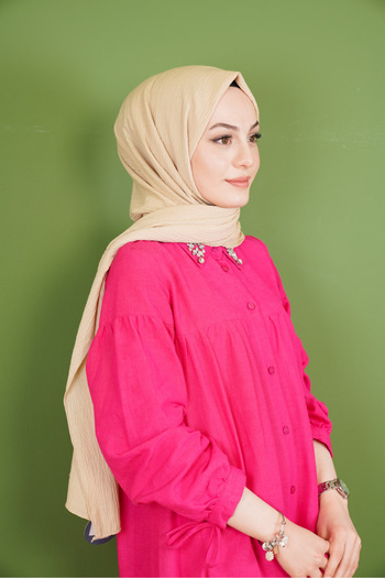 KAMİL KESKİN Women's Beige Jazz Shawl