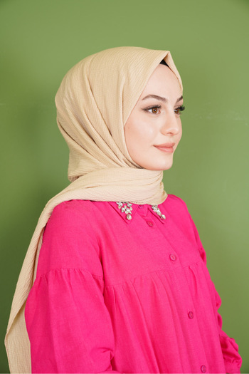 KAMİL KESKİN Women's Beige Jazz Shawl