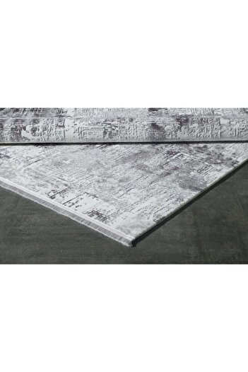 GÜMÜŞSUYU Yüksek Kalite Viera 11605 Gri Modern Salon Halısı