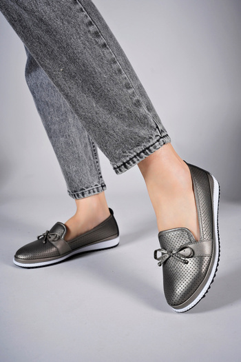 Riccon Milopeion Women's Casual Shoes001207 Platinum