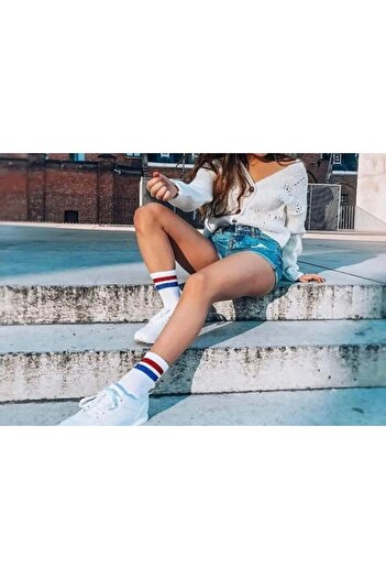 deja poo Unisex 3-pack πολύχρωμες κάλτσες Tennis College