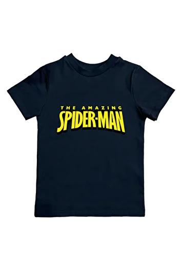 SPIDERMAN printed spider-man cotton combed cloth summer children's T-shirt