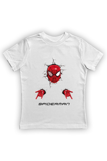 SPIDERMAN printed spider-man cotton combed cloth summer children's T-shirt