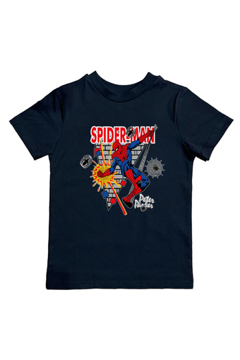 SPIDERMAN printed spider-man cotton combed cloth summer children's T-shirt