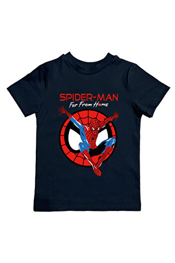 SPIDERMAN printed spider-man cotton combed cloth summer children's T-shirt