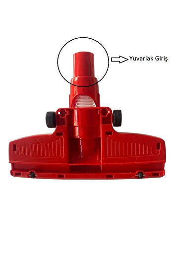 Fantom P1300 Practical XL - Red Vacuum Cleaner Wheeled Head Suction (Round Inlet)