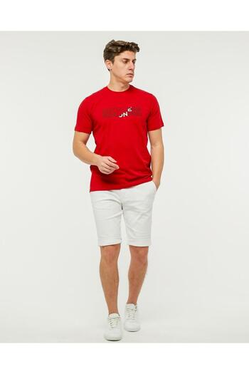 Rey Polo 71 PRINT DETAILED BICYCLE COLLAR T-SHIRT
