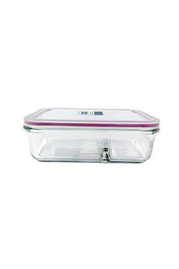 Glasslock 2 Compartment Glass Storage Container 920 ml