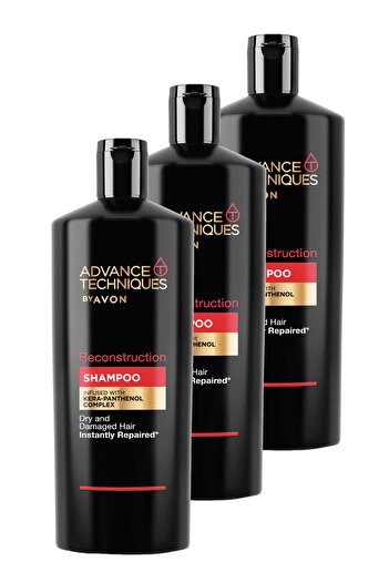 AVON Advance Techniques Reconstruction Onarıcı Şampuan 700 Ml. Üçlü Set