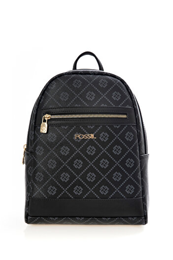Fossil Women's Black 23x29x12 cm Backpack 05FM24Y1007