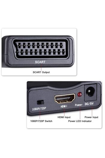 Alfais العلامة التجارية: 4363 Hdmi إلى Scart Av Video Converter Skart Converter محول الفئة: محول