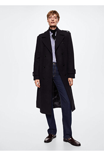 MANGO Woman Bright Blue Women's Adult Overcoat37025143