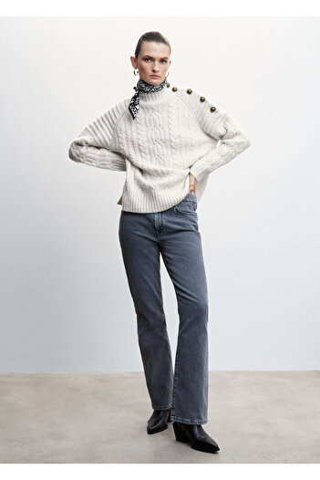 MANGO Woman Natural Women's Adult Sweater37039075
