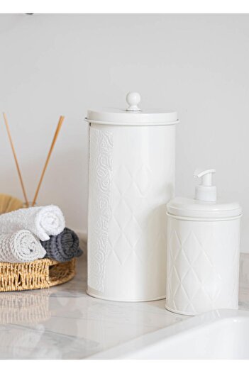 The Mia Prism Towel Napkin Holder White 30x14 Cm