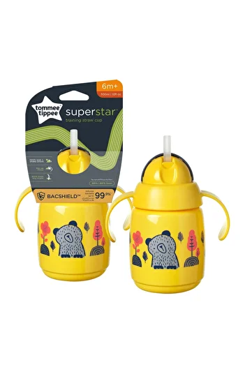 tommee tippee Superstar Easy Drinking Cup Yellow 300 ml