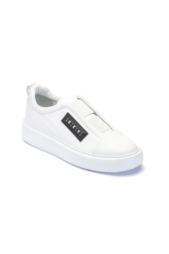 LUCIANO BELLINI E-3759 White Leather Men's Sneaker Shoes