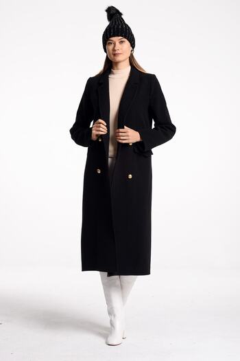 Pitti Women's Black Coat 70553