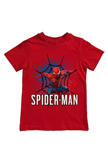 SPIDERMAN printed spider-man cotton combed cloth summer children's T-shirt