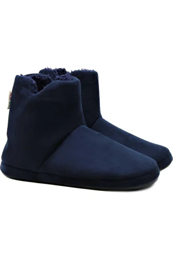 RedPlay Ανδρικές χειμερινές παντόφλες Home Boots Flat Suede