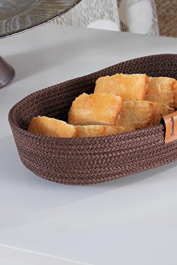 Znp Home Bread Basket - Ovoid Design, Multi-Purpose, Storage Basket