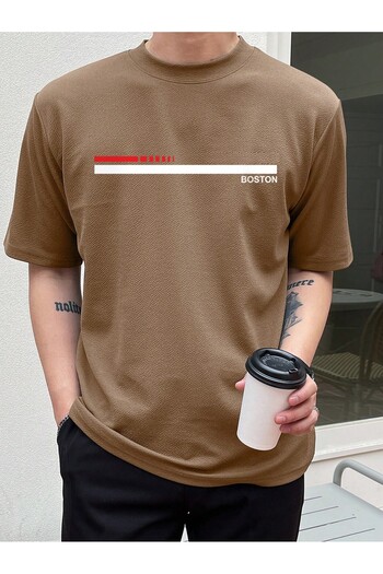 DAXİS Sportwear Company UNISEX oversize oversize tričko s výstřihem DAXİS Sportwear Company