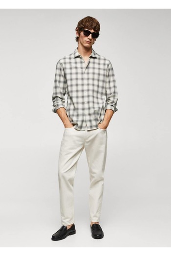 MANGO Man Бавовняний гольф з тонкої бавовняної тканини Slim Fit