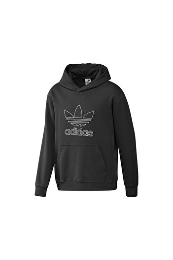 adidas Outl Tref Hdy Μαύρο Unisex Casual Φούτερ - IU2373