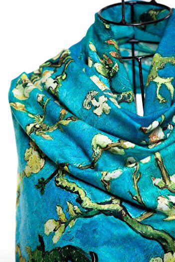 CASHMERE AND SİLK MAWLANA Modal Cashmere Printed Shawl