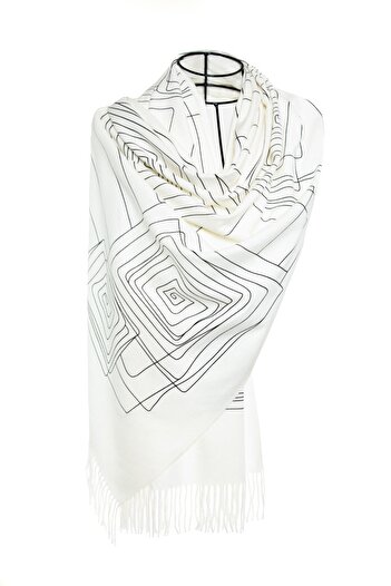 CASHMERE AND SİLK MAWLANA Modal Cashmere (square) Shawl